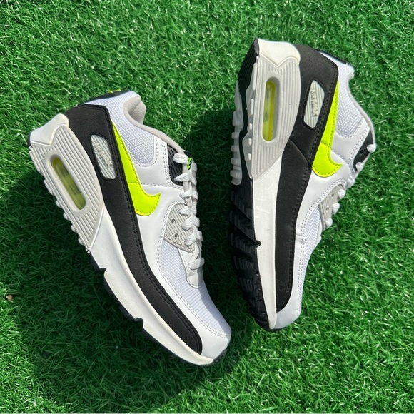 Nike Air Max 90 Ltr White Black /Hot Lime - Picture 9 of 13